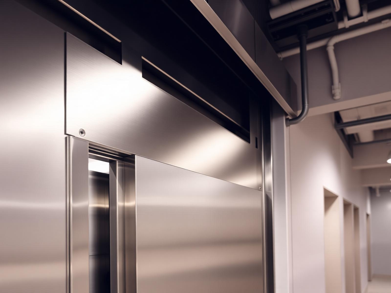 Specialty stainless steel door assembly